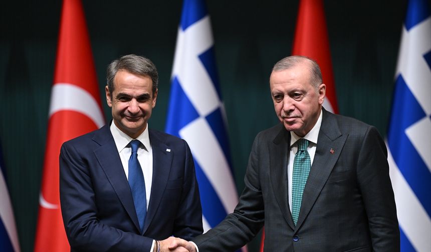 Cumhurbaşkanı Erdoğan, Yunan mevkidaşı Miçotakis ile ortak basın toplantısı düzenledi