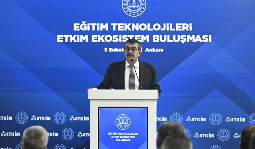 Bakan Tekin ETKİM buluşmasında konuştu