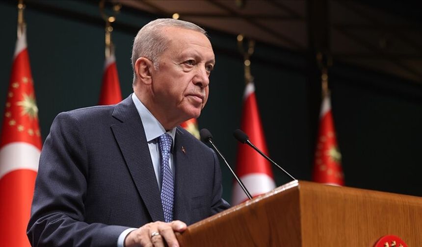 Cumhurbaşkanı Erdoğan'dan şehit ailesine taziye mesajı