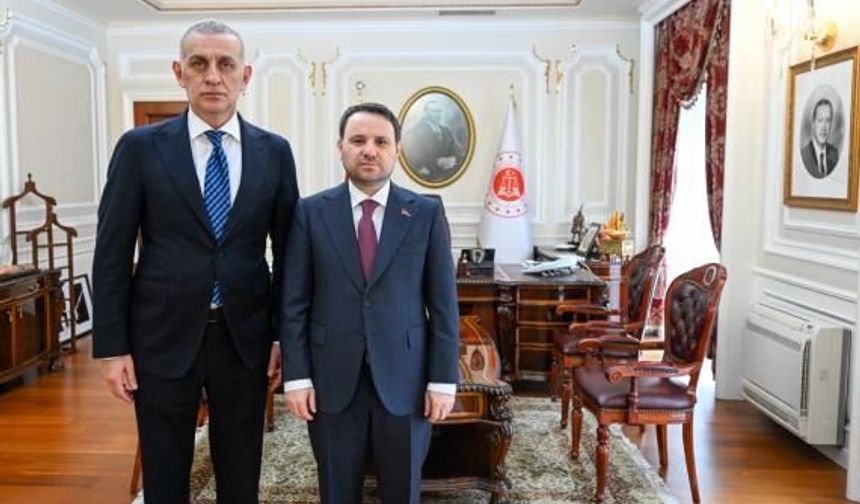 TFF Başkanı Hacıosmanoğlu Akın Gürlek'i ziyaret etti