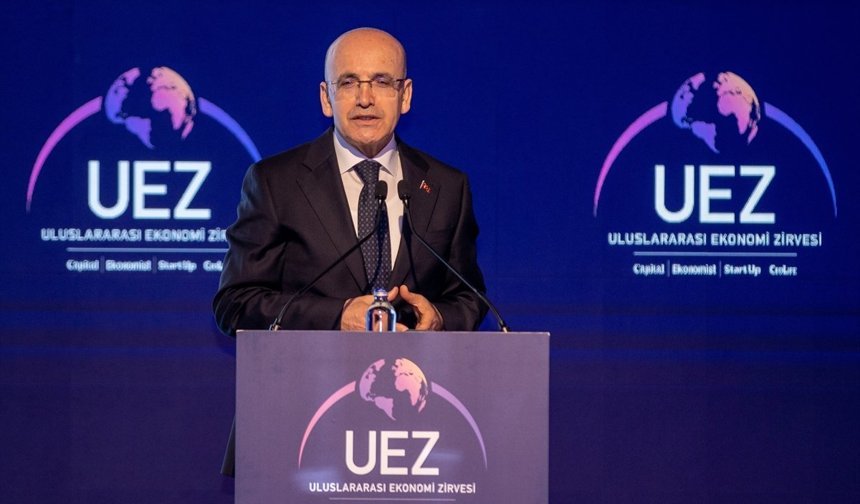 Bakan Şimşek, 'Uluslararası Ekonomi Zirvesi'nde konuştu