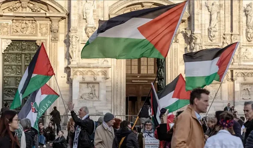 İsrail'in 'idam yasası' Gazze'de protesto edildi