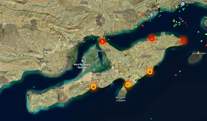 İran'ın Keşm Adası ve Bender Abbas kenti İHA'larla hedef alındı