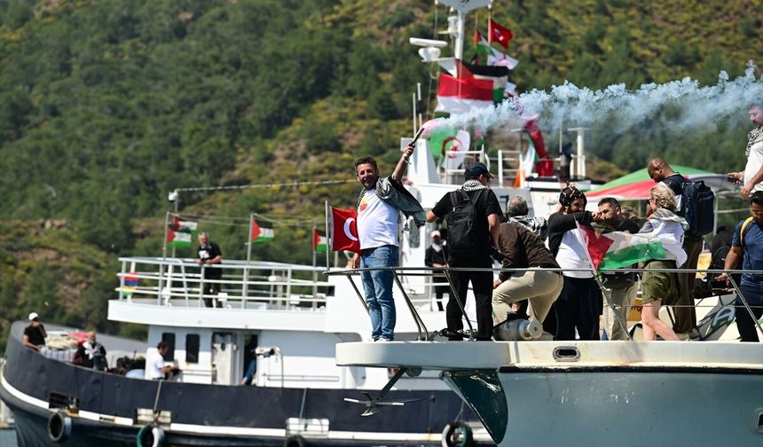 Küresel Sumud Filosu Gazze'ye ilerlemeye devam ediyor