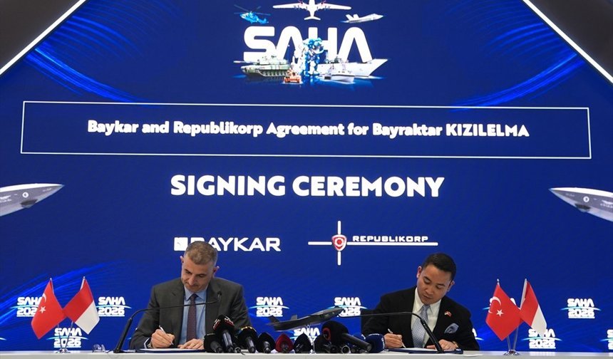 Baykar ile Endonezya arasında KIZILELMA Çerçeve Anlaşması imzalandı