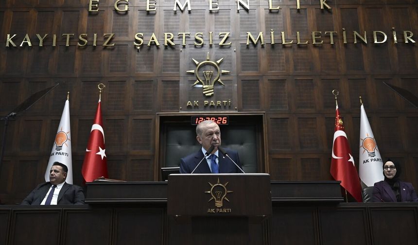 Cumhurbaşkanı Erdoğan AK Parti TBMM Grup Toplantısı'nda konuştu