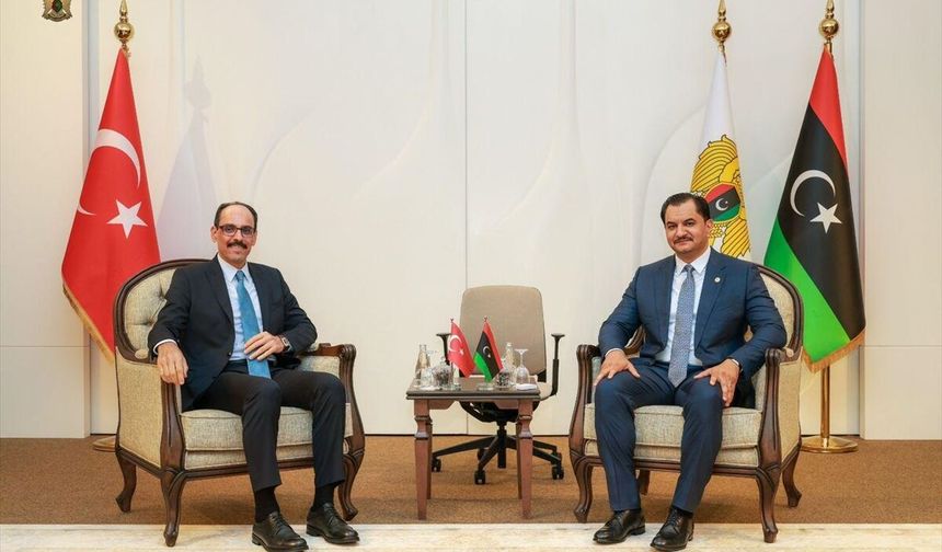 MİT Başkanı Kalın, Saddam Hafter ile Libya'da görüştü