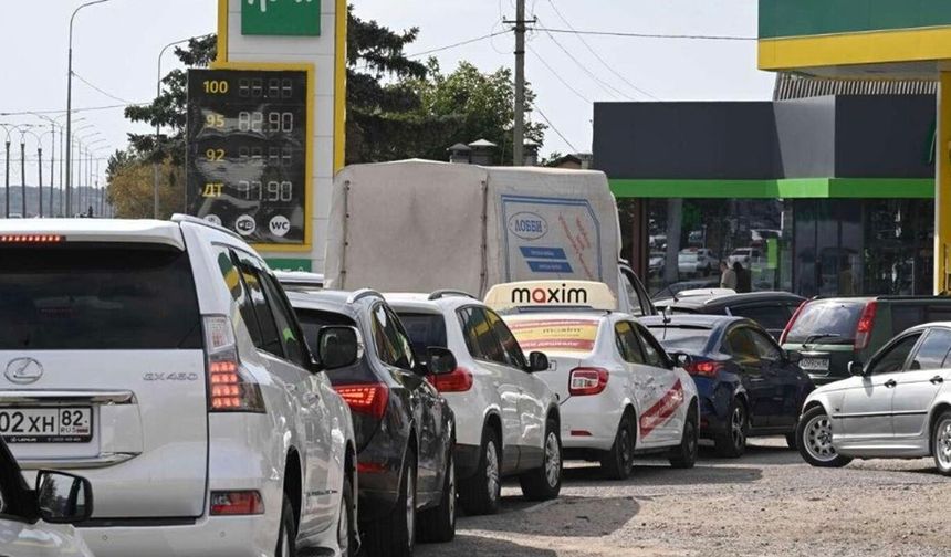 Rusya'da akaryakıt sıkıntısı