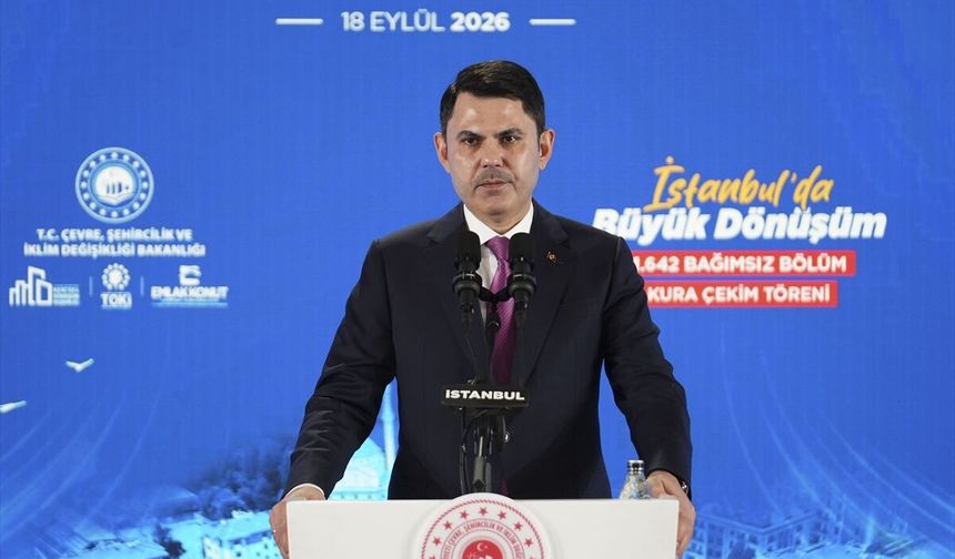 Bakan Kurum, İstanbul'daki kiralık konut projesinin detaylarını açıkladı: