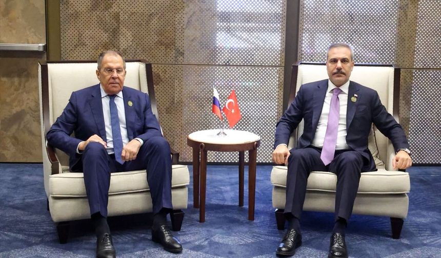 Dışişleri Bakanı Fidan, Rus mevkidaşı Lavrov ile görüştü